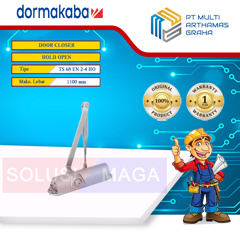 Door Closer Dorma TS 68 HO (Hold Open) / NHO (Non Hold Open)