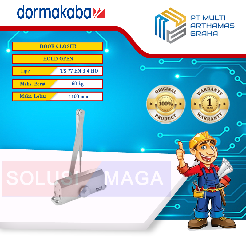 Door Closer Dorma TS 77 HO (Hold Open) / NHO (Non Hold Open)